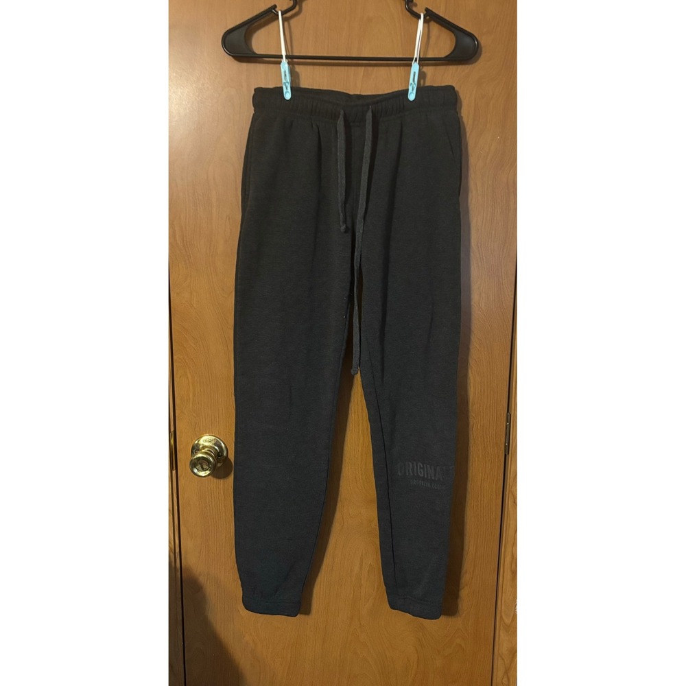 Brooklyn Cloth Originals Mens Joggers Heather Gray Fleece Sweatpants Size Small